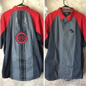 HARLEY DAVIDSON button down shirt size XL very good condition